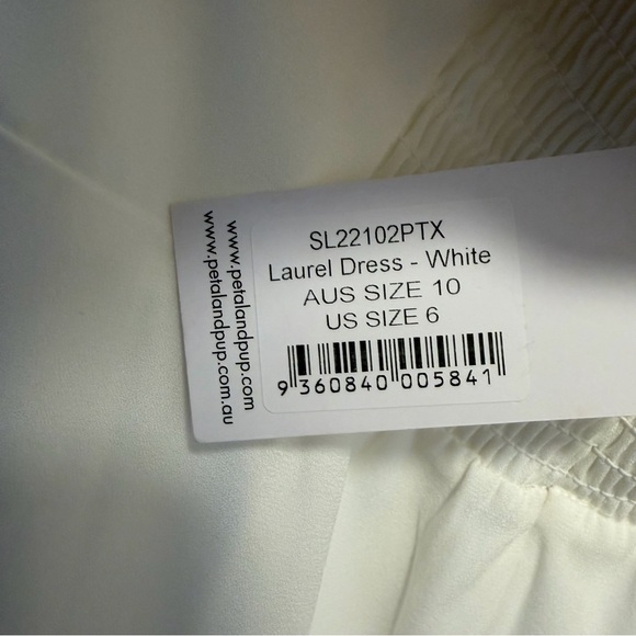 Petal & Pup Laurel White Dress Size 6 - Picture 6 of 10